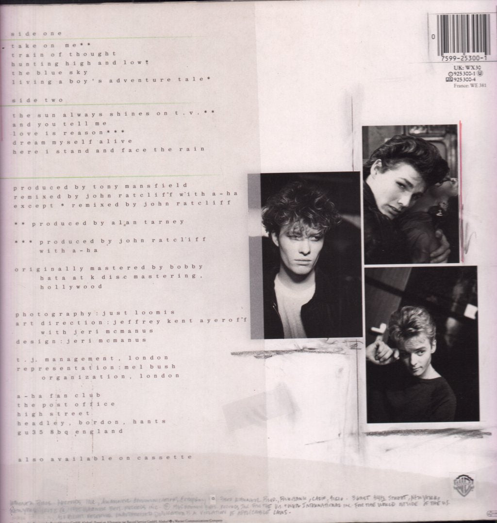 A-Ha - Hunting High And Low - Lp