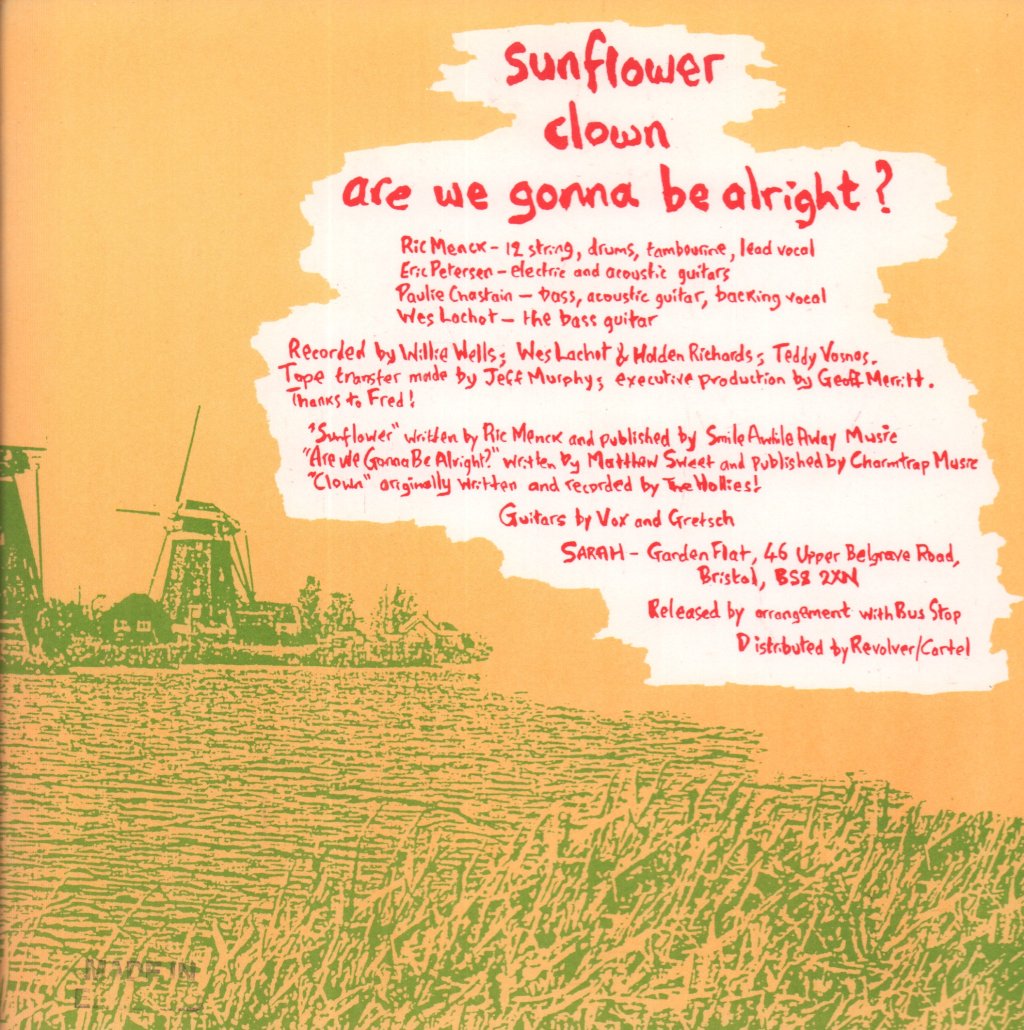 Springfields (Indie Group) - Sunflower - 7 Inch