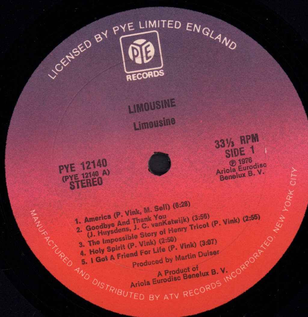 Limousine - Limousine - Lp