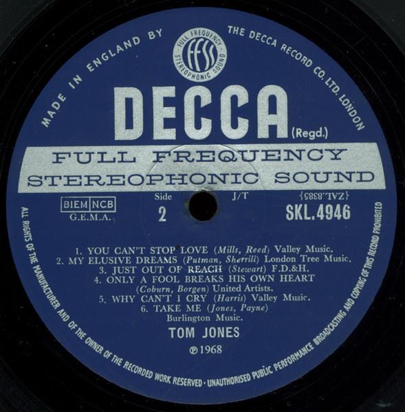 Tom Jones - Delilah - Lp