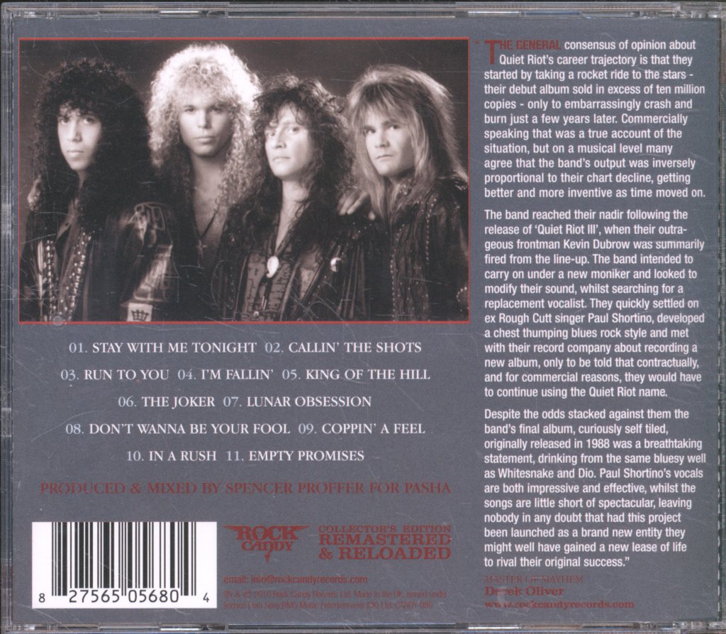 Quiet Riot - Quiet Riot - Cd