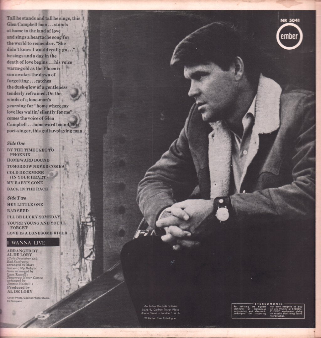 Glen Campbell - By The Time I Get To Phoenix - Lp