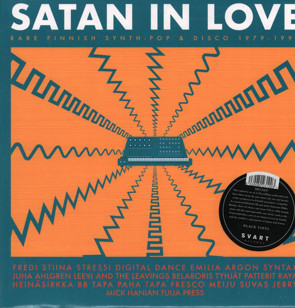 Various Artists - Satan In Love Rare Finnish Synth-Pop & Disco 1979-1992 - Double Lp