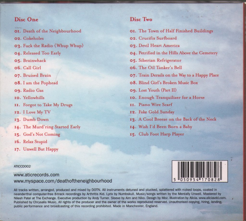 Death Of The Neighbourhood - Death Of The Neighbourhood - Double Cd