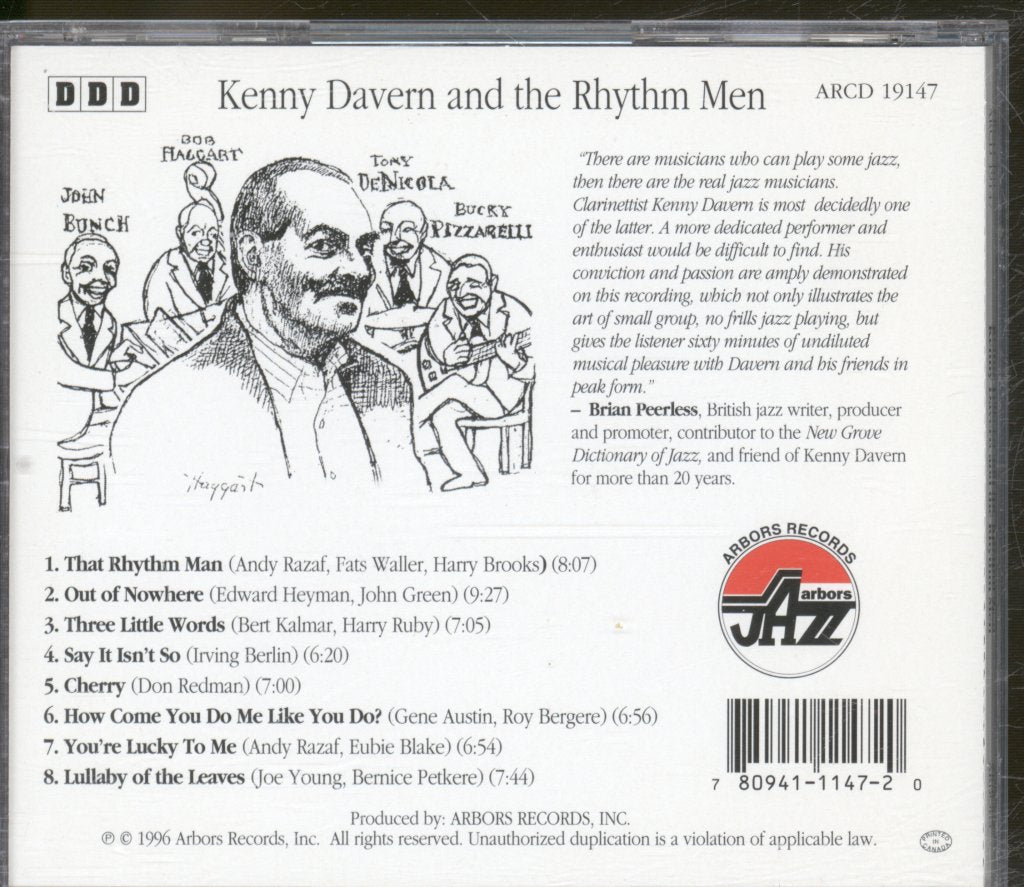Kenny Davern And The Rhythm Men - Kenny Davern And The Rhythm Men - Cd