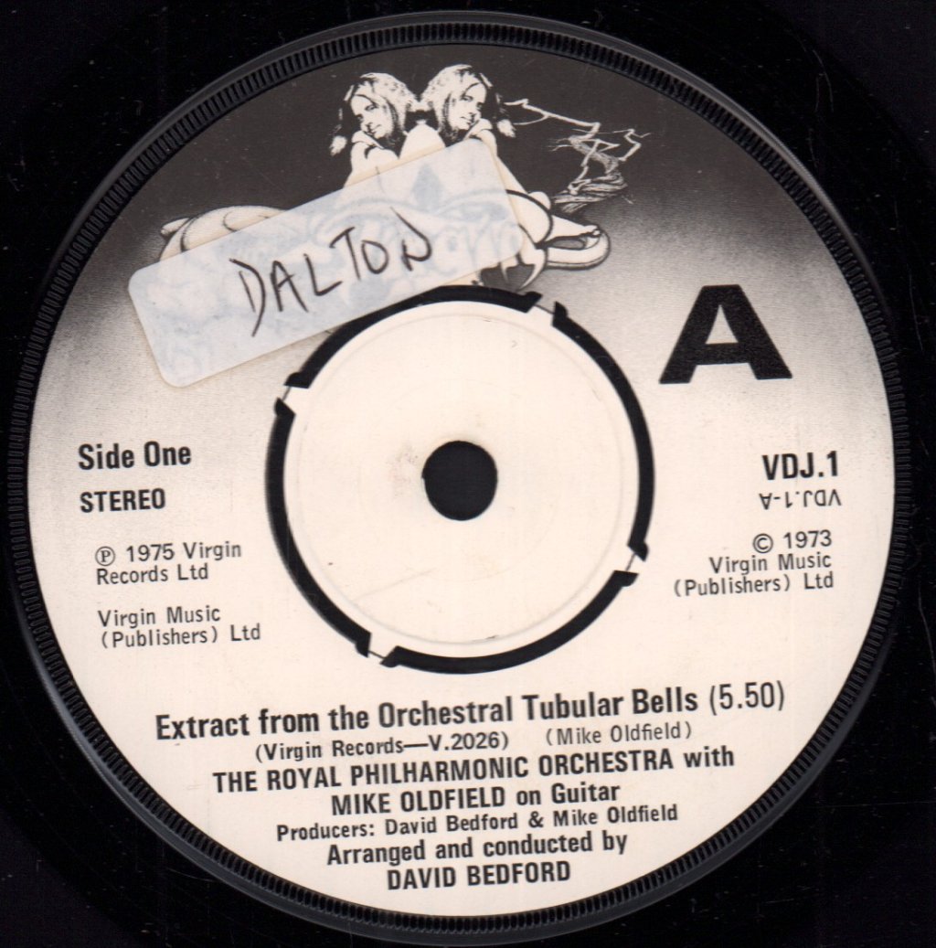 Royal Philharmonic Orchestra With Mike Oldfield - Extract From The Orchestral Tubular Bells - 7 Inch