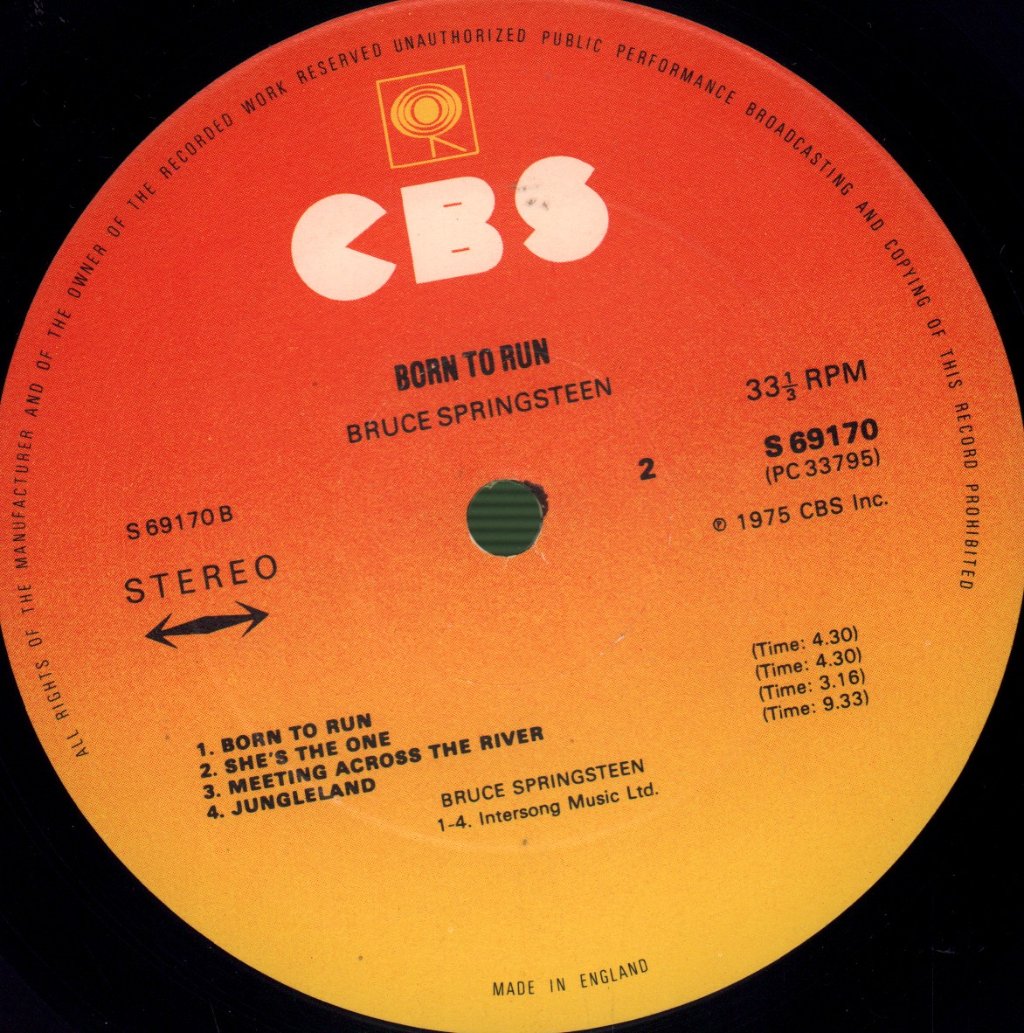 Bruce Springsteen - Born To Run - Lp