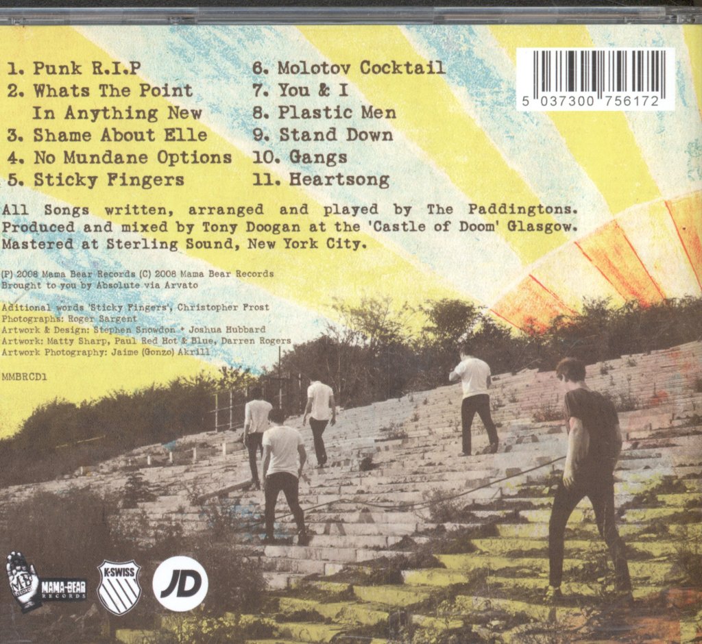 Paddingtons - No Mundane Options - Cd
