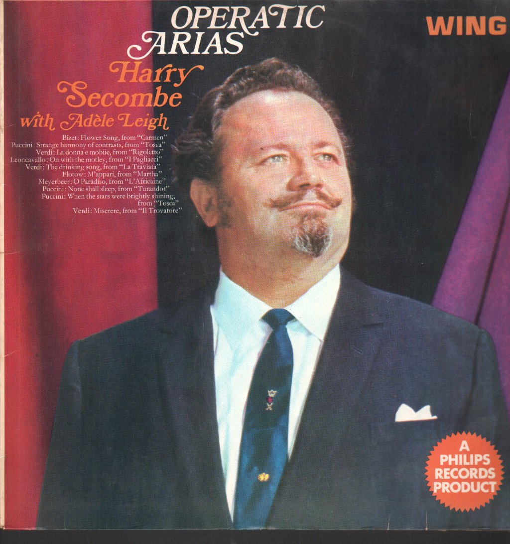 Harry Secombe - Operatic Arias - Lp