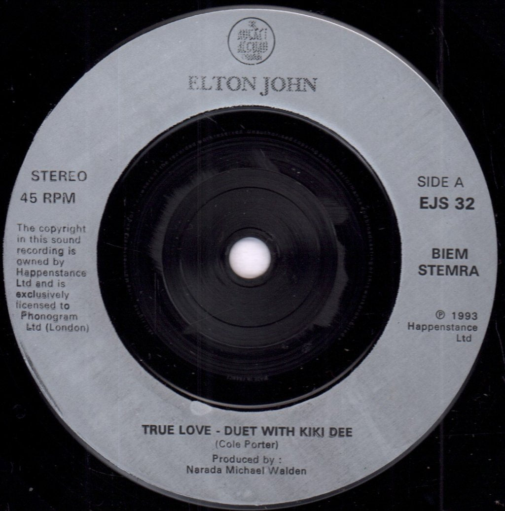 Elton John And Kiki Dee - True Love - 7 Inch