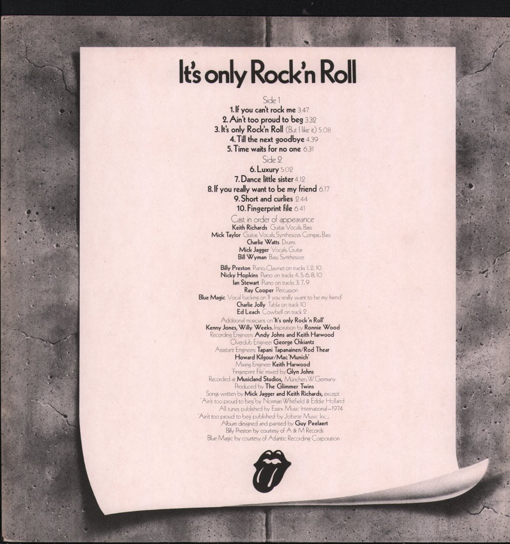 Rolling Stones - It's Only Rock N Roll - Lp