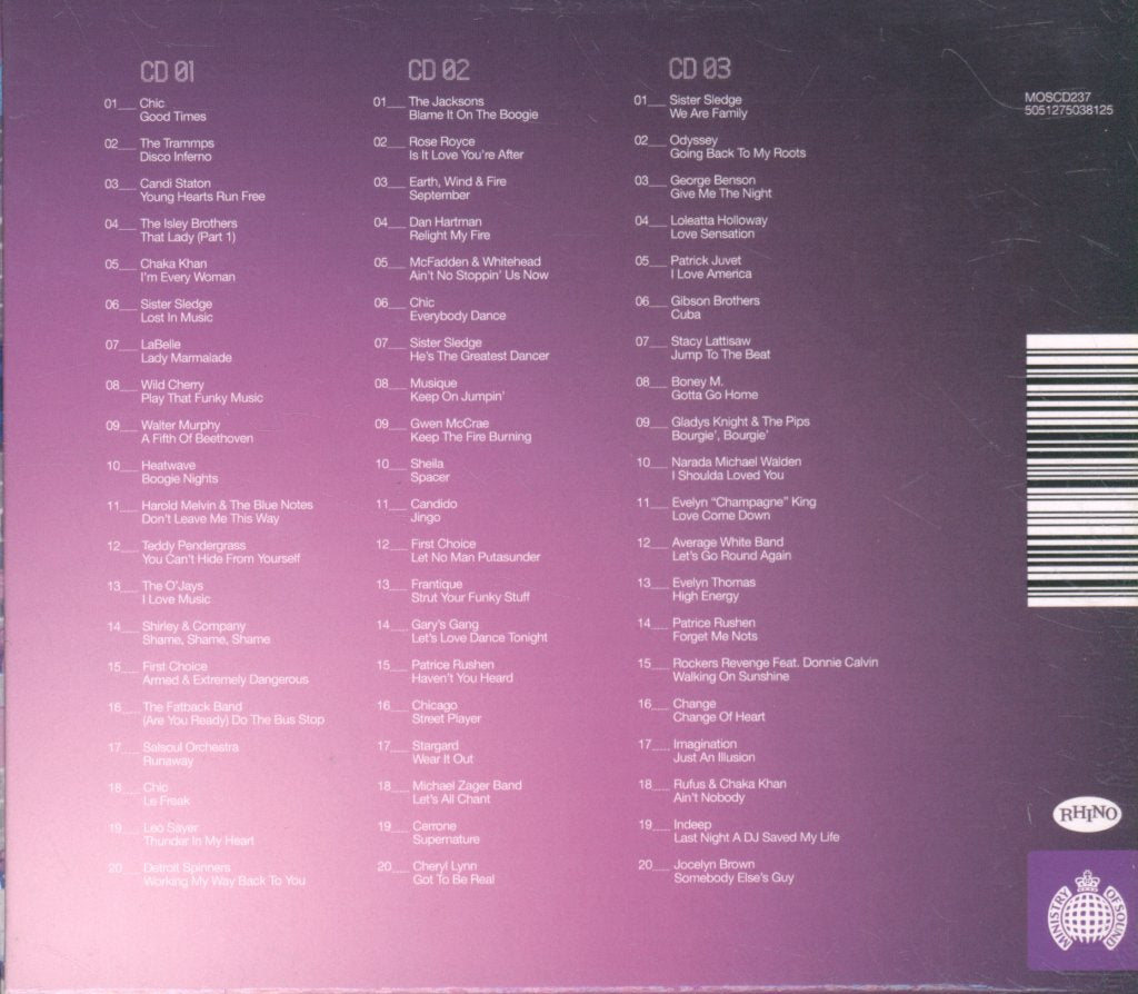 Various Artists - Anthems Disco - Triple Cd