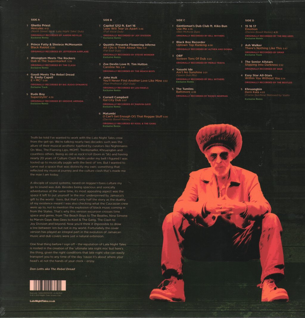 Don Letts/Various - Late Night Tales presents Version Excursion selected by Don Letts - Double Lp