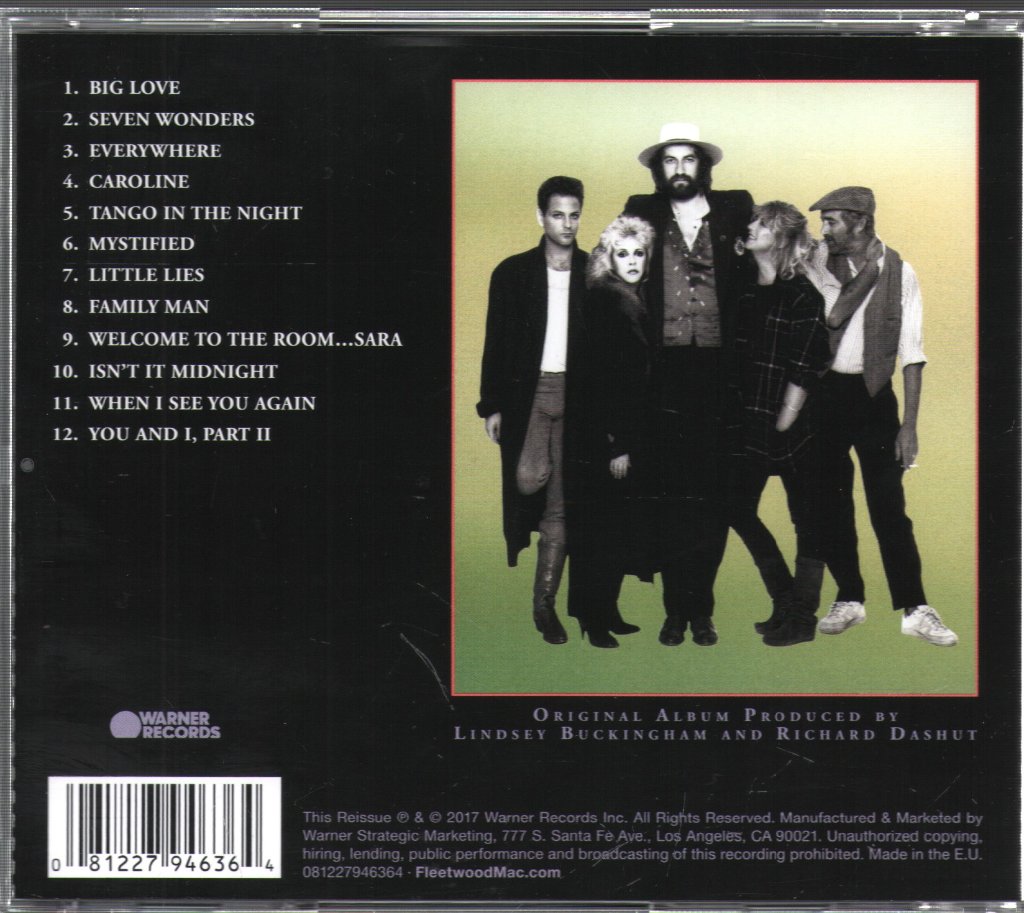 Fleetwood Mac - Tango In The Night - Cd