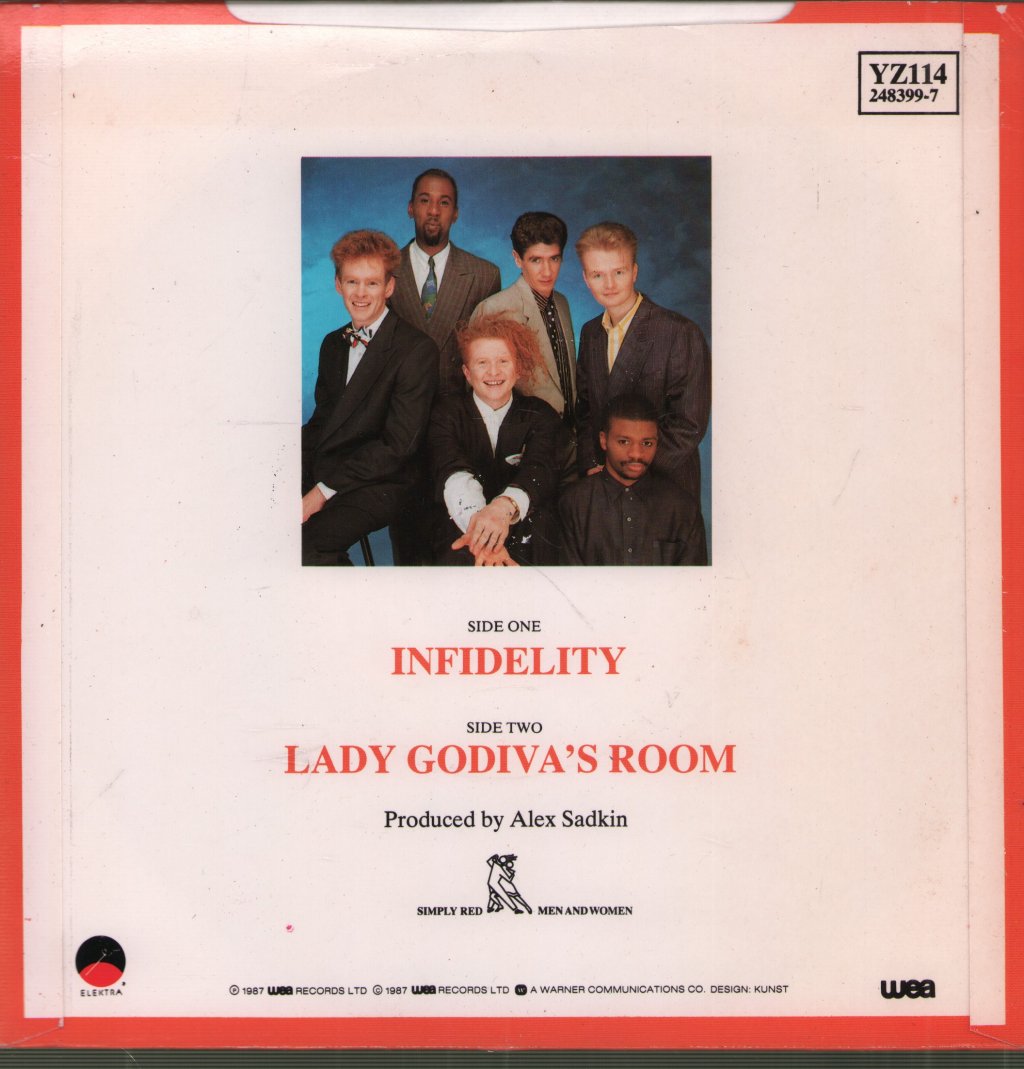 Simply Red - Infidelity - 7 Inch
