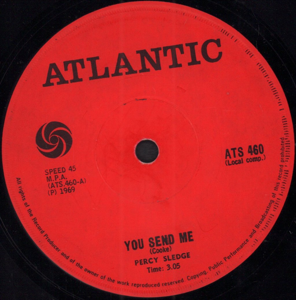Percy Sledge - You Send Me - 7 Inch