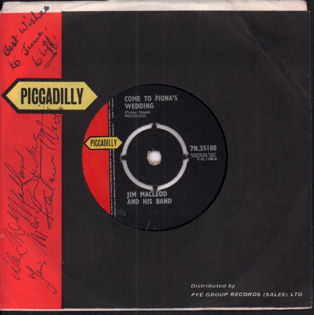 Jim Macleod And His Band - Forty Shades Of Green - 7 Inch