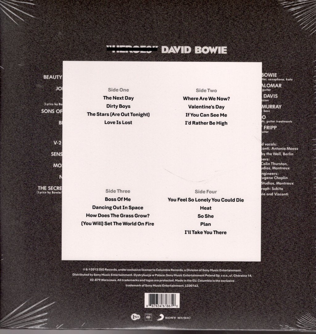 David Bowie - Next Day - Double Lp