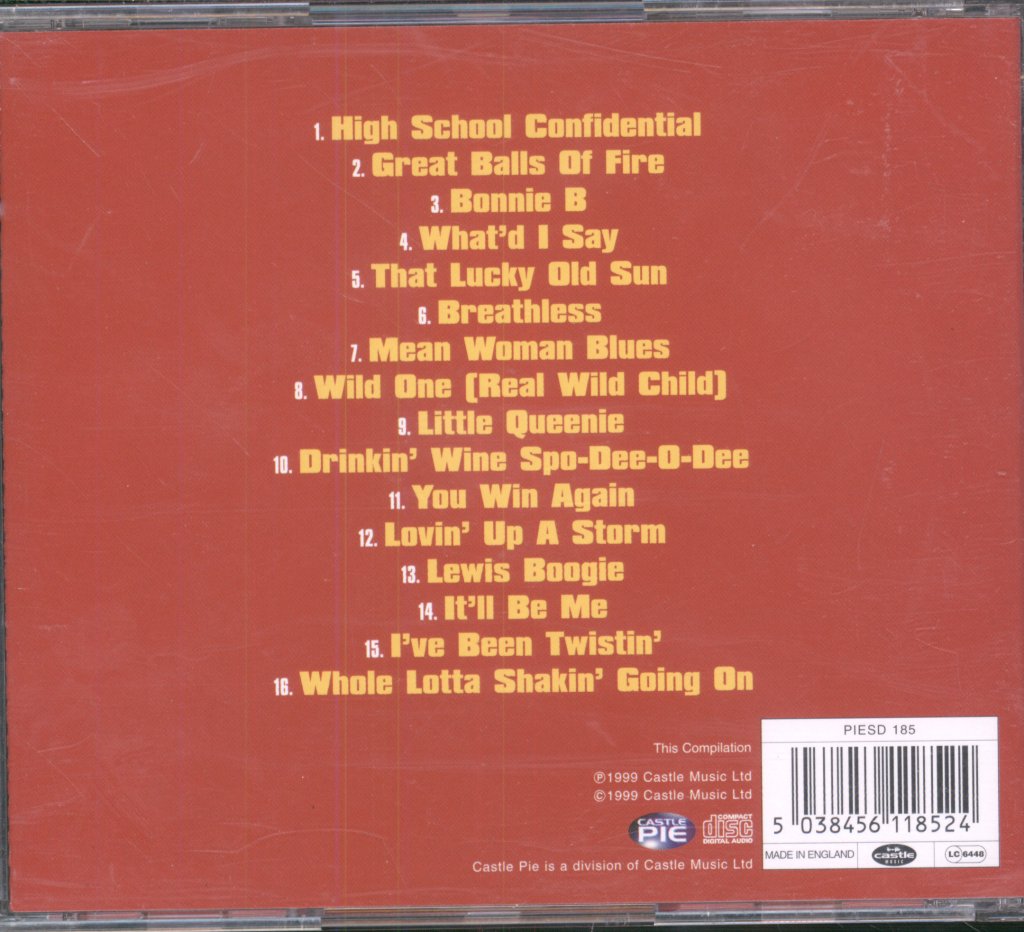 Jerry Lee Lewis - Great Balls Of Fire - Cd
