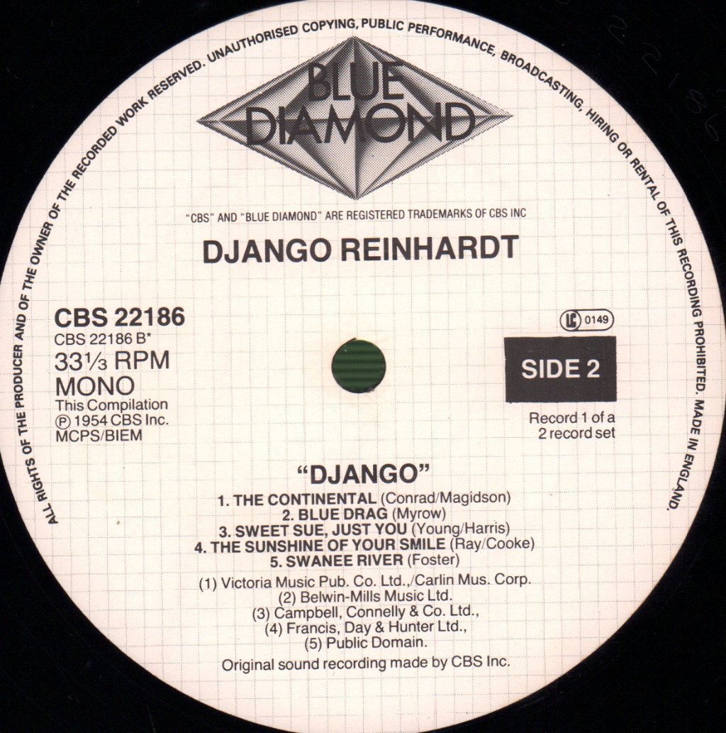 Django Reinhardt - Django / Swing It Lightly - Double Lp