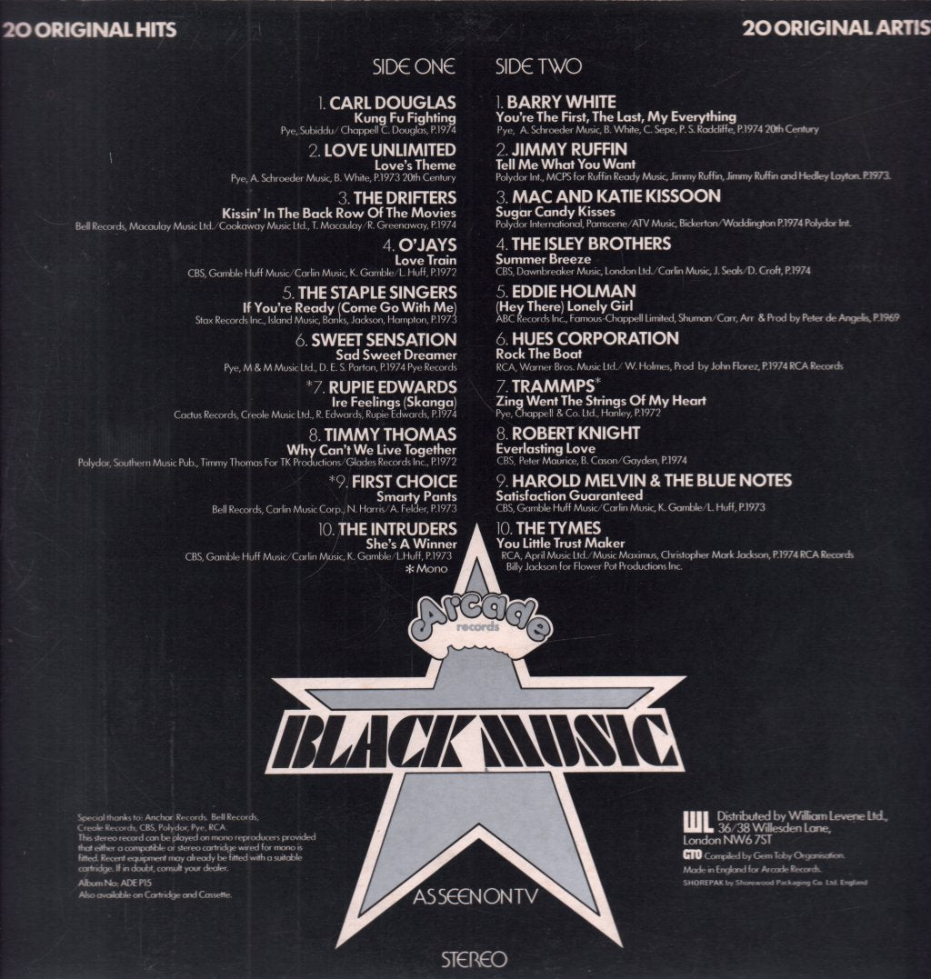 Various Artists - Black Music - Lp