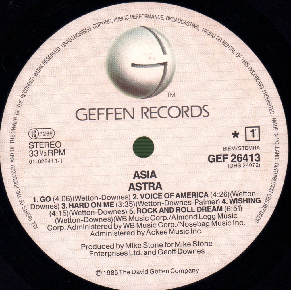 Asia - Astra - Lp