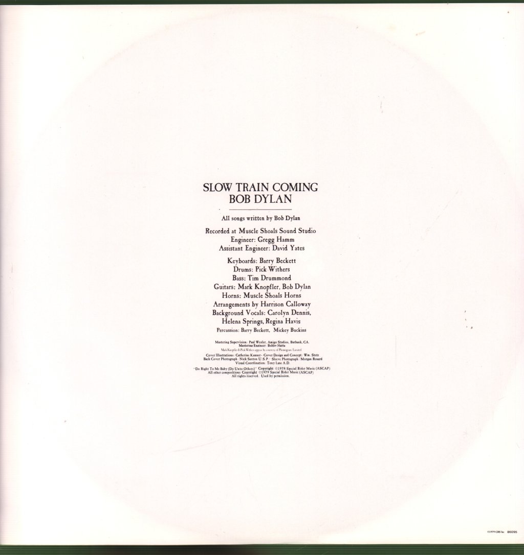 Bob Dylan - Slow Train Coming - Lp