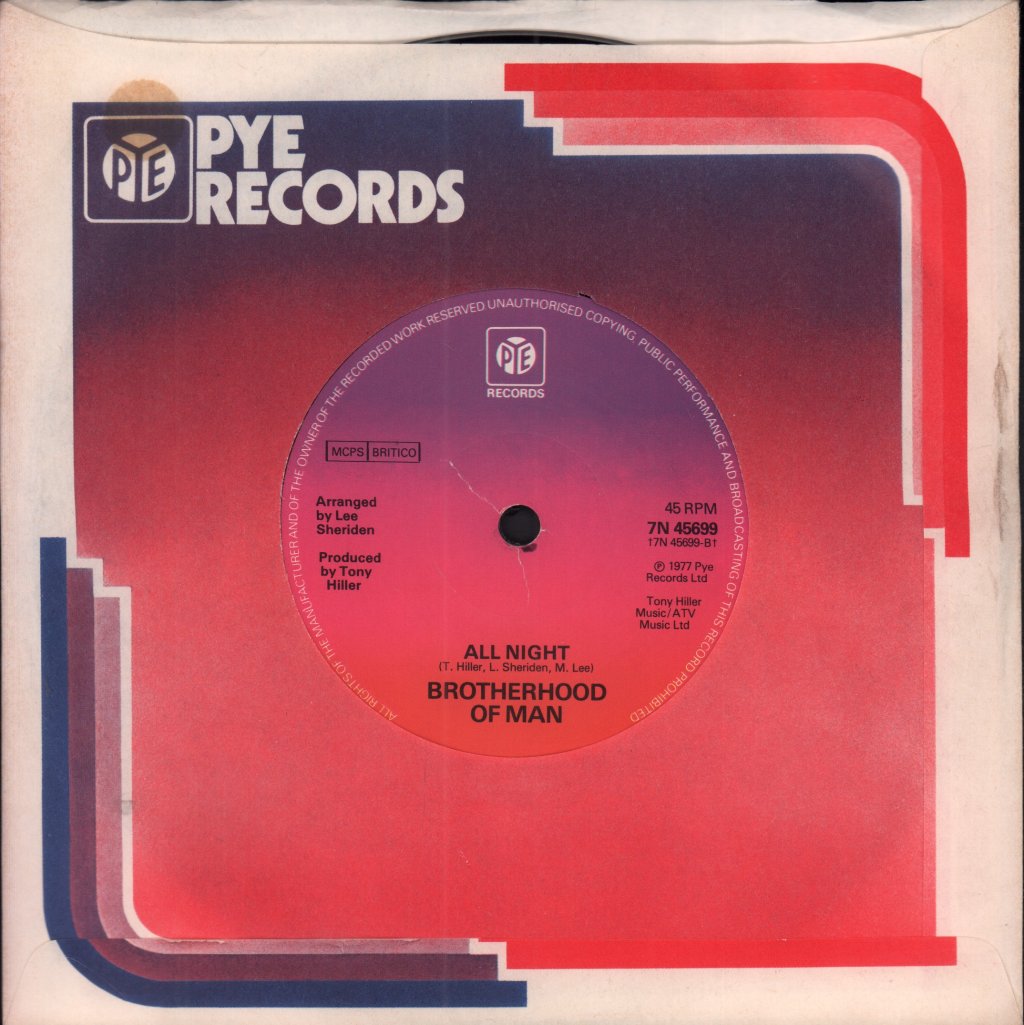 Brotherhood Of Man - Angelo - 7 Inch