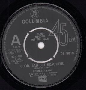 Ronnie Hilton - Good Bad But Beautiful - 7 Inch