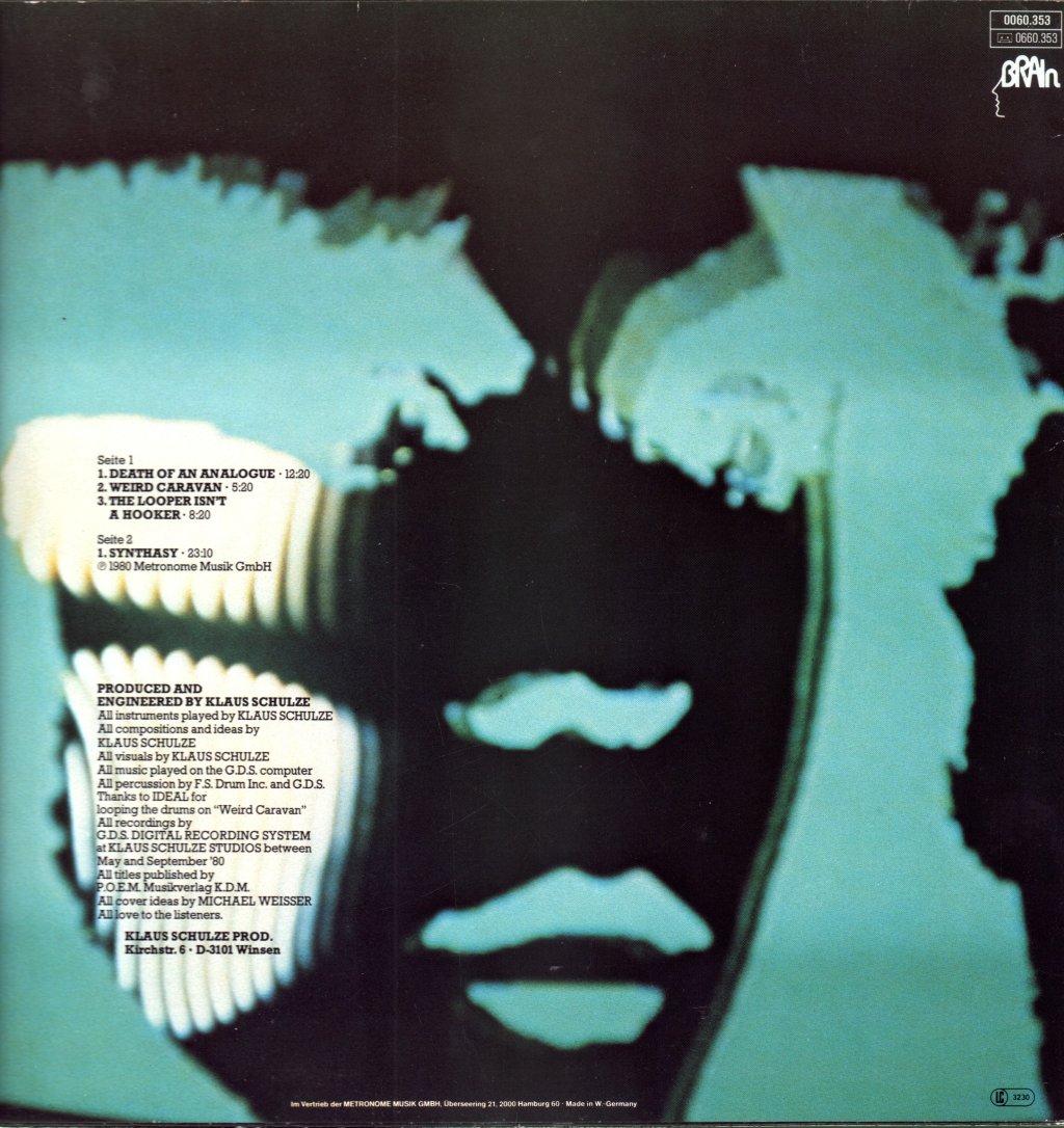 Klaus Schulze - Dig It - Lp