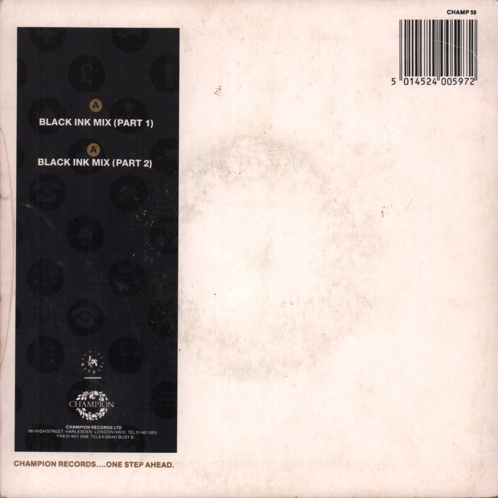 Black Jack - Black Ink Mix - 7 Inch