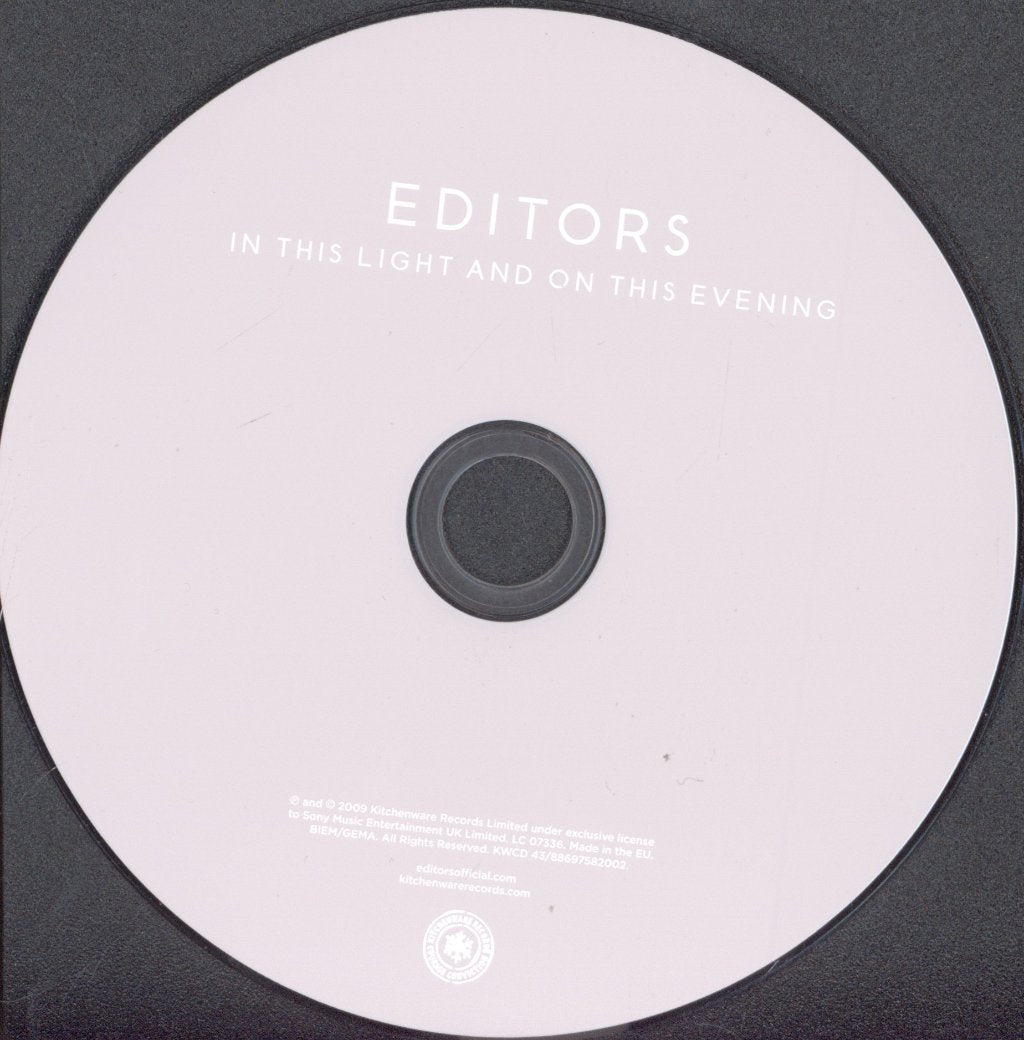 Editors (Indie Group) - In This Light And On This Evening - Cd