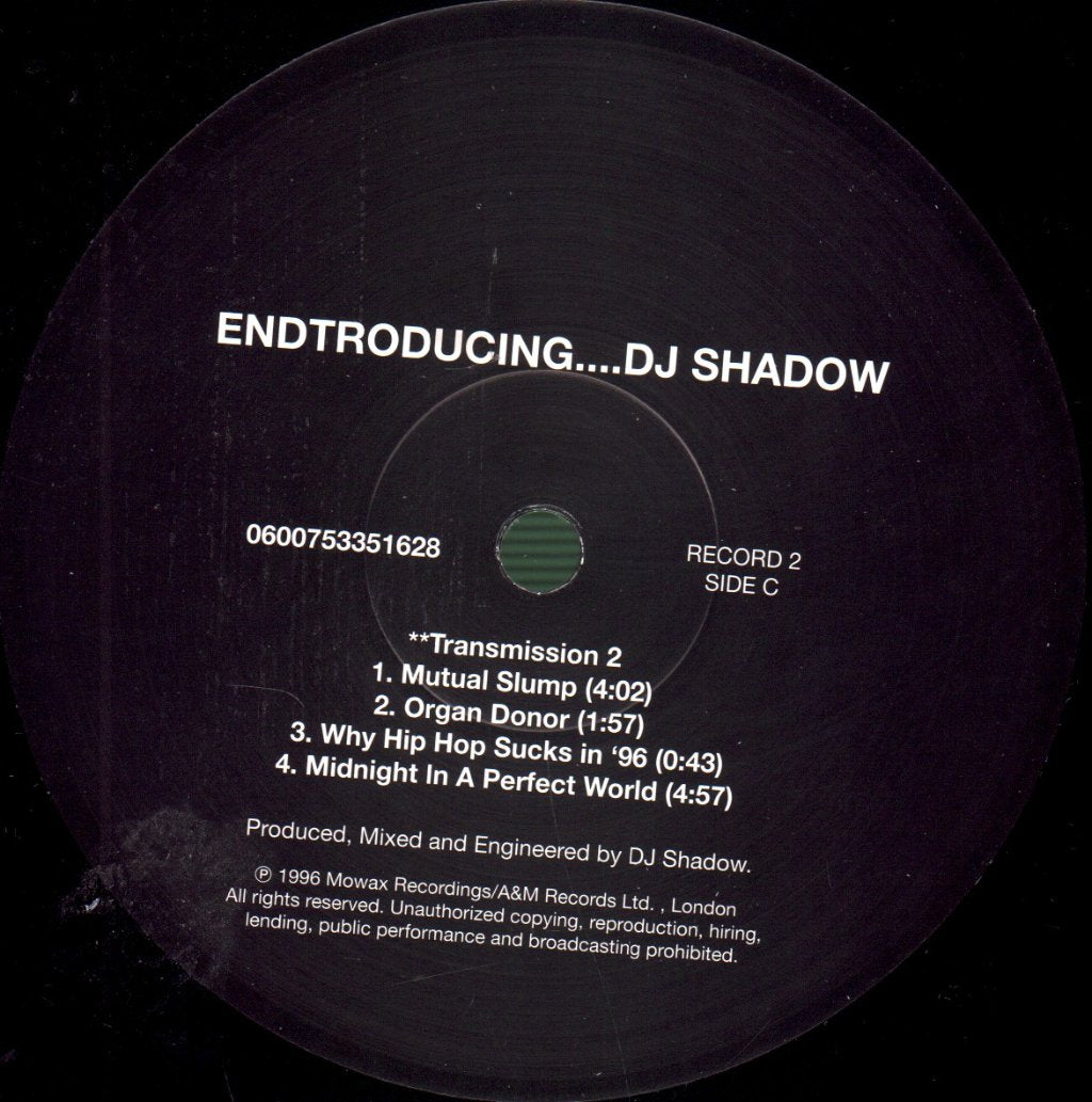 DJ Shadow - Endtroducing... - Double Lp