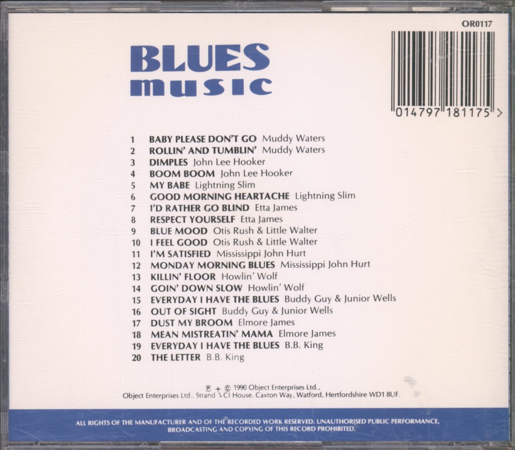 Various Artists - Blues Music - Cd
