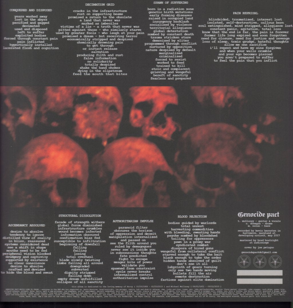 Genocide Pact - Order Of Torment - Lp