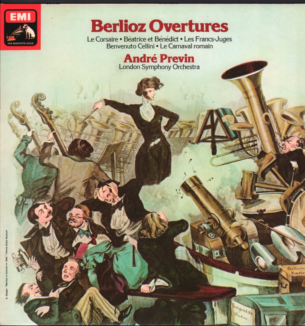 Andre Previn / London Symphony Orchestra - Berlioz Overtures - Lp