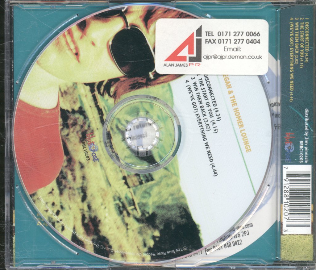 Tim Keegan & The Homer Lounge - Disconnected EP - Cd