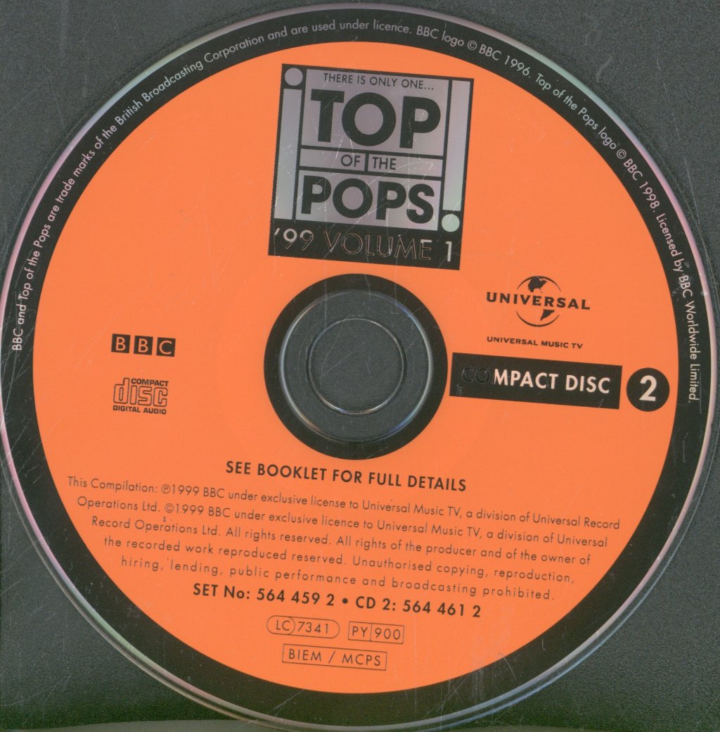 Various Artists - Top Of The Pops '99 Volume One - Double Cd
