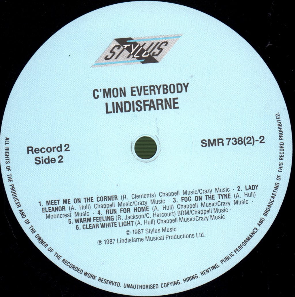 Lindisfarne - C'Mon Everybody! - Double Lp