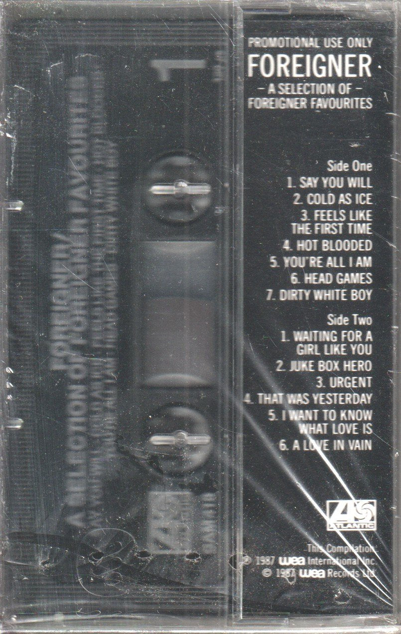 Foreigner - A Selection Of Favourites - Cassette