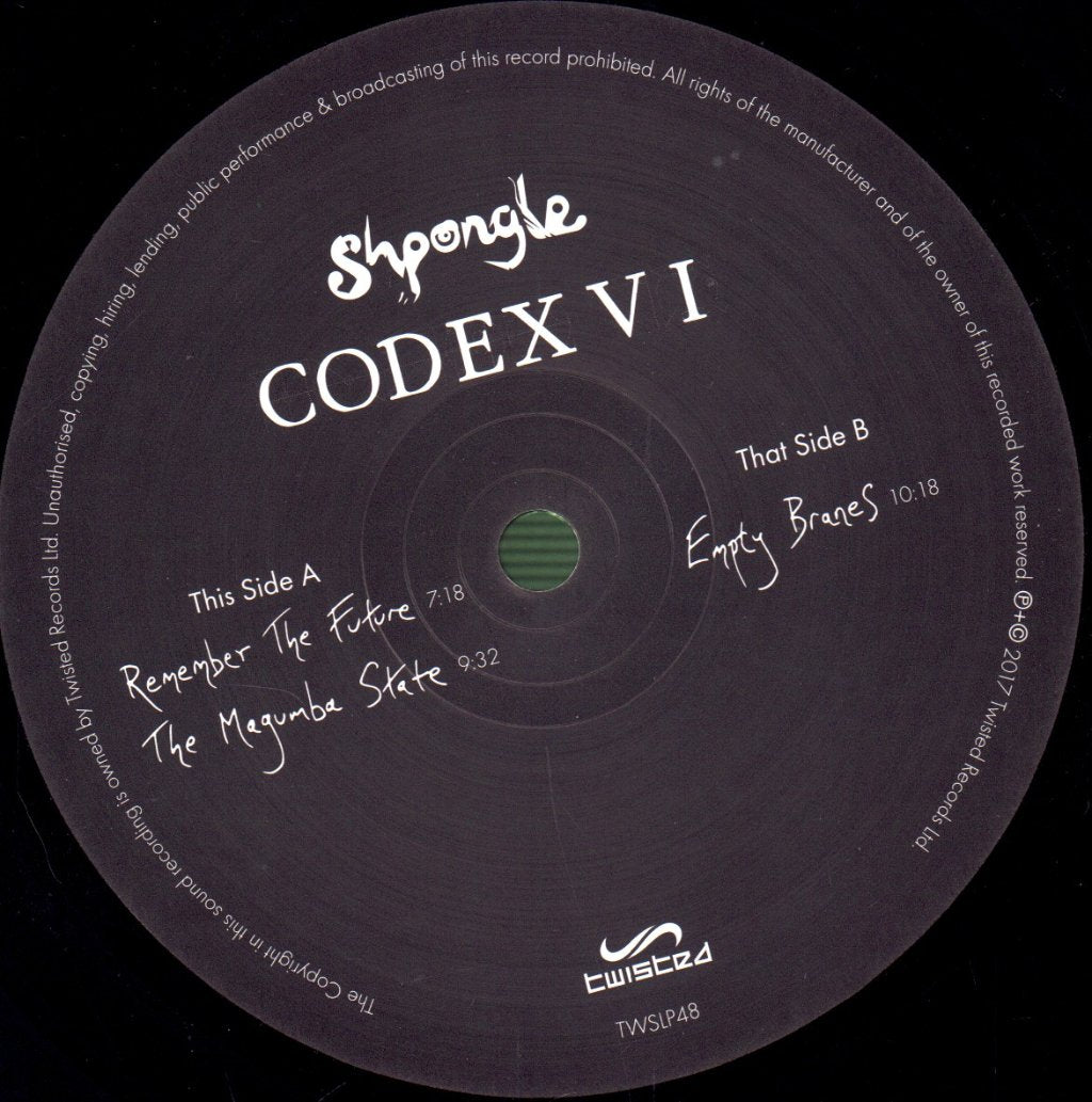 Shpongle - Codex VI - Triple Lp