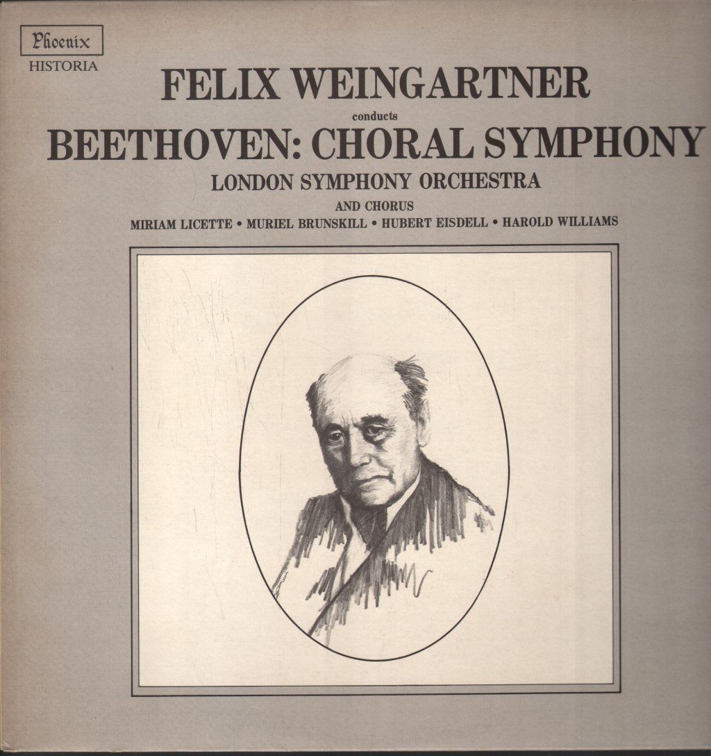 Felix Weingartner / London Symphony Orchestra - Beethoven - Choral Symphony - Lp