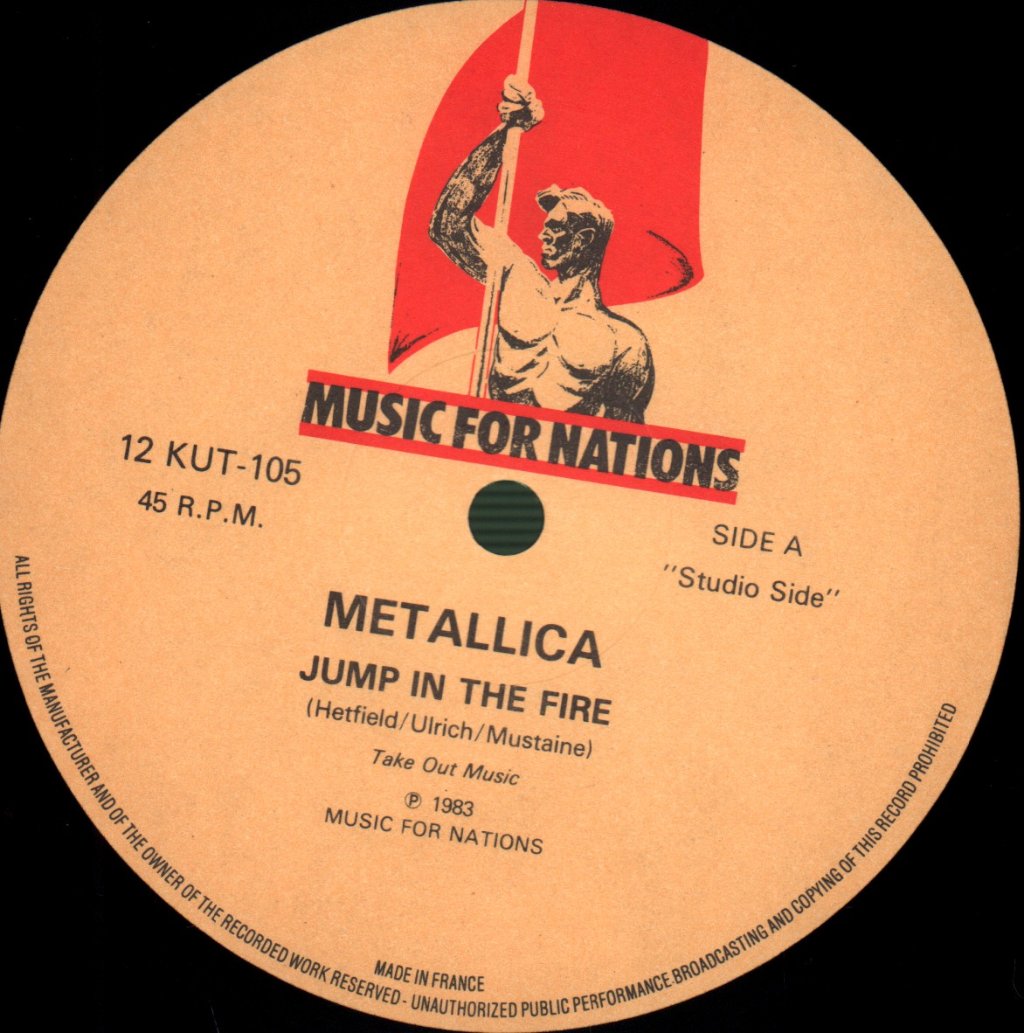 Metallica - Jump In The Fire - 12 Inch