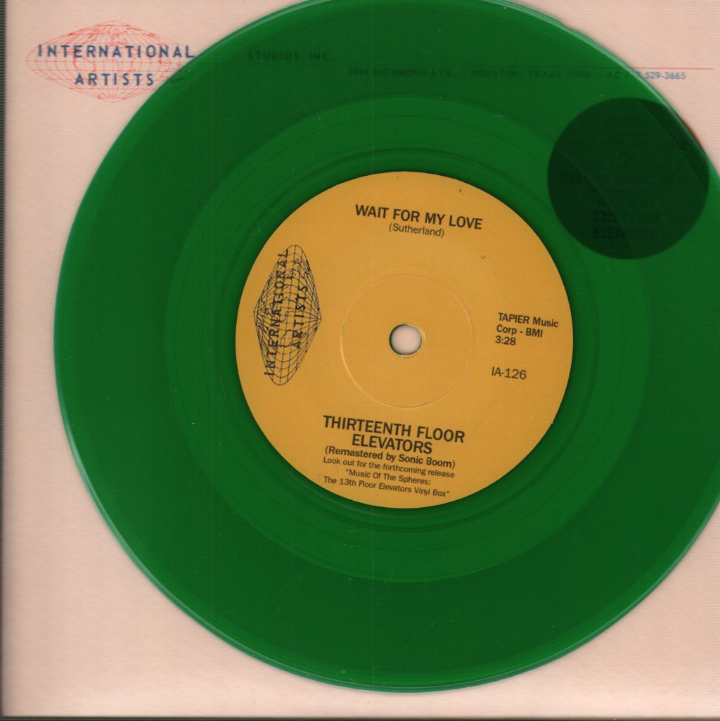 13th Floor Elevators - Wait For My Love - 7 Inch