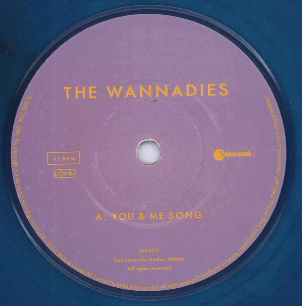Wannadies - You And Me Song - 7 Inch