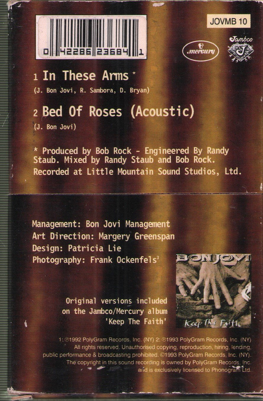 Bon Jovi - In These Arms - Cassette