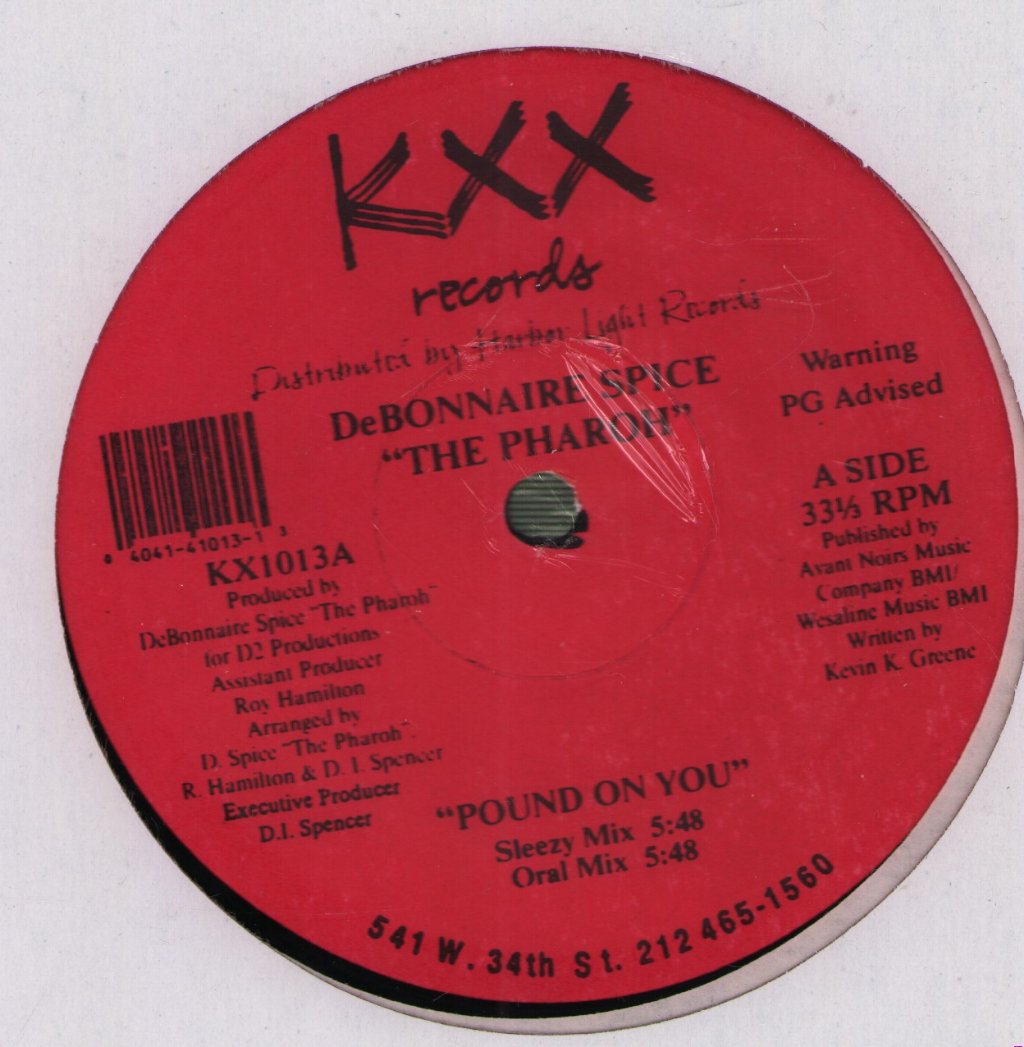 DeBonnaire Spice "The Pharoh - Pound On You - 12 Inch