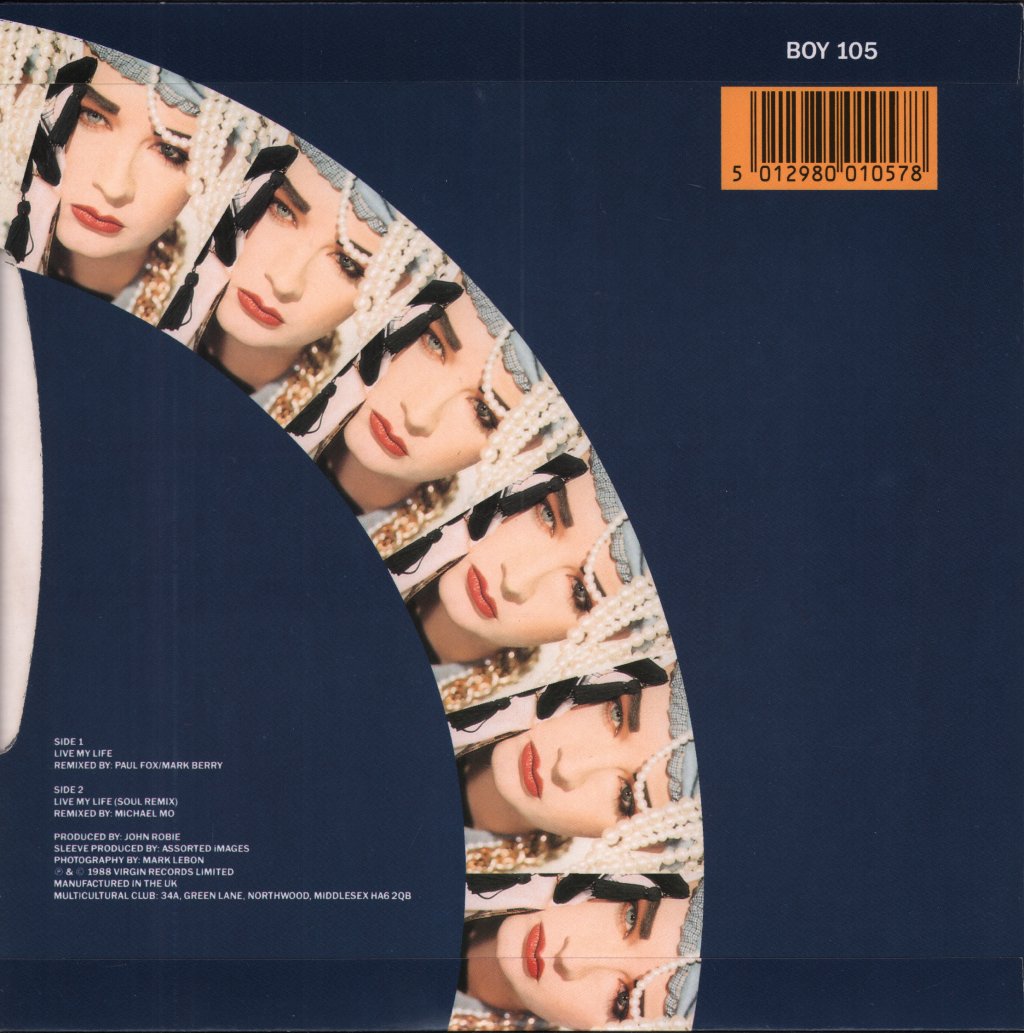Boy George - Live My Life - 7 Inch