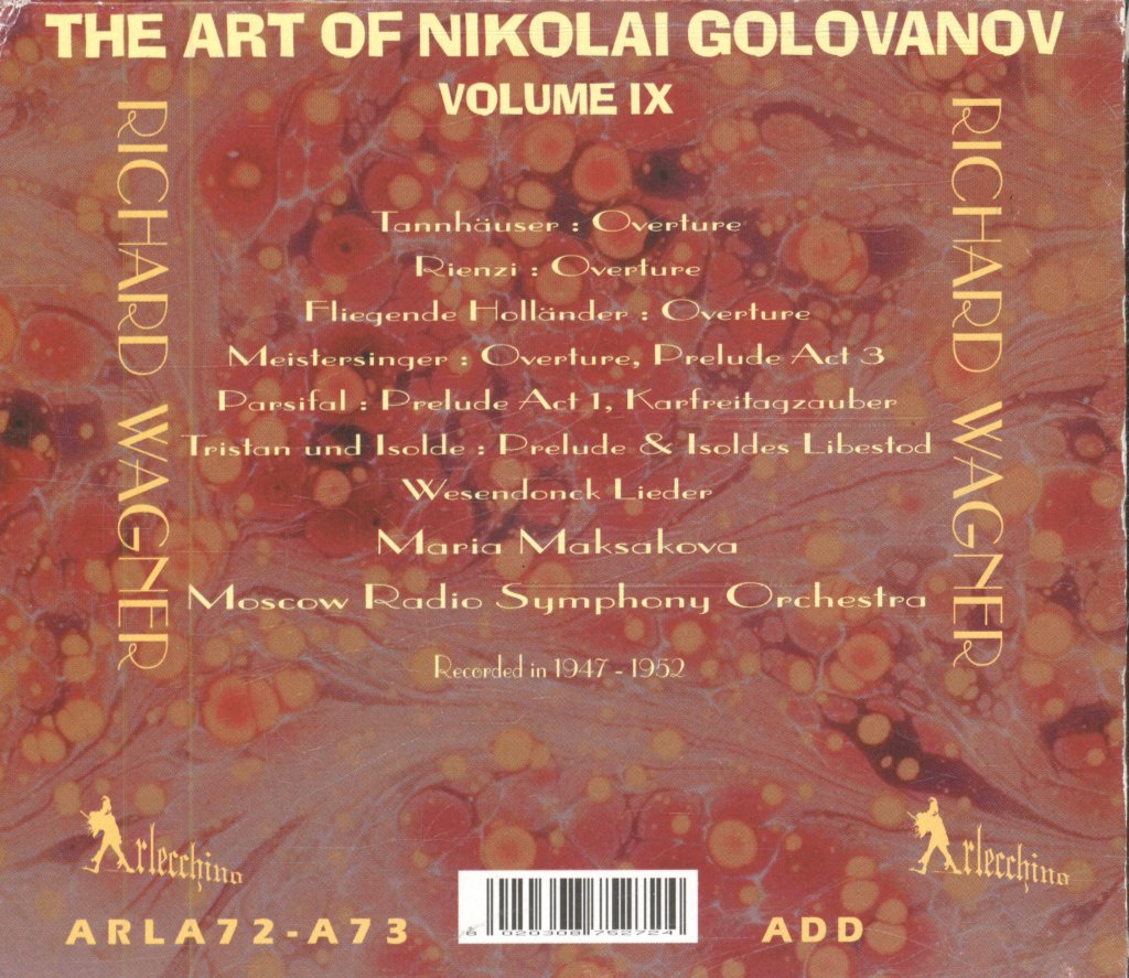 Nikolai Golovanov - Art Of Nikolai Golovanov Volume IX - Double Cd