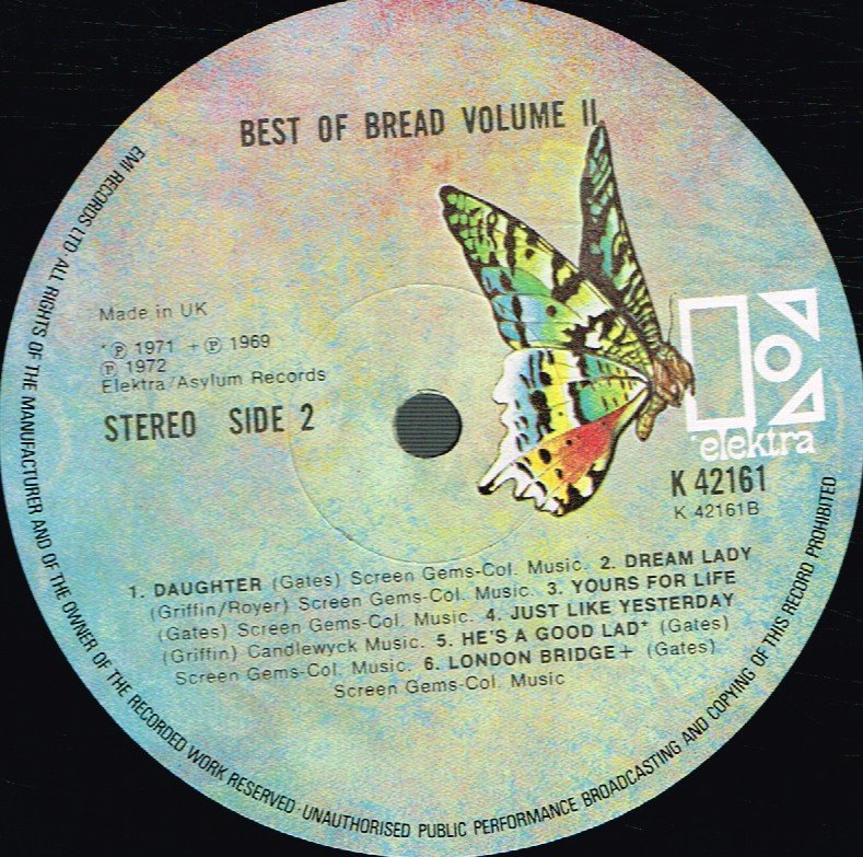 Bread - Best Of Volume Two - Lp